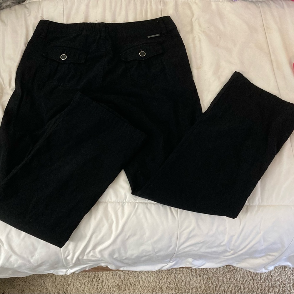 DKNY Black Boot Cut Pants or Slacks or Trousers in Size 8 - Picture 2 of 10